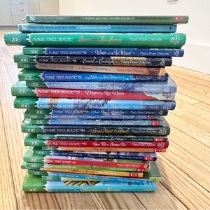 Magic Tree House Book Collection. 31-49, 51-53, two Research Guides